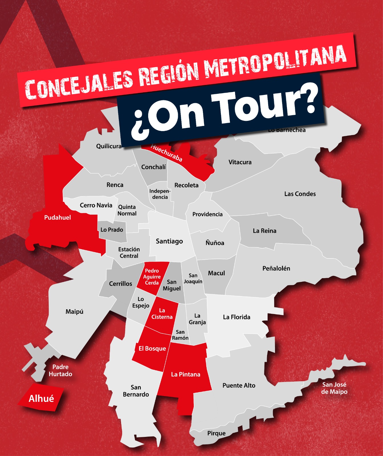 Concejales on tour