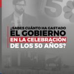 ¿Sabes cuánto ha gastado el Gobierno en la celebración de los 50 años?