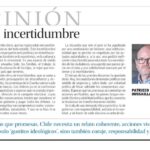 Del miedo a la incertidumbre